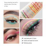 Hjemix | 20 PCS Fargerik Eyeliner Blyant Sett