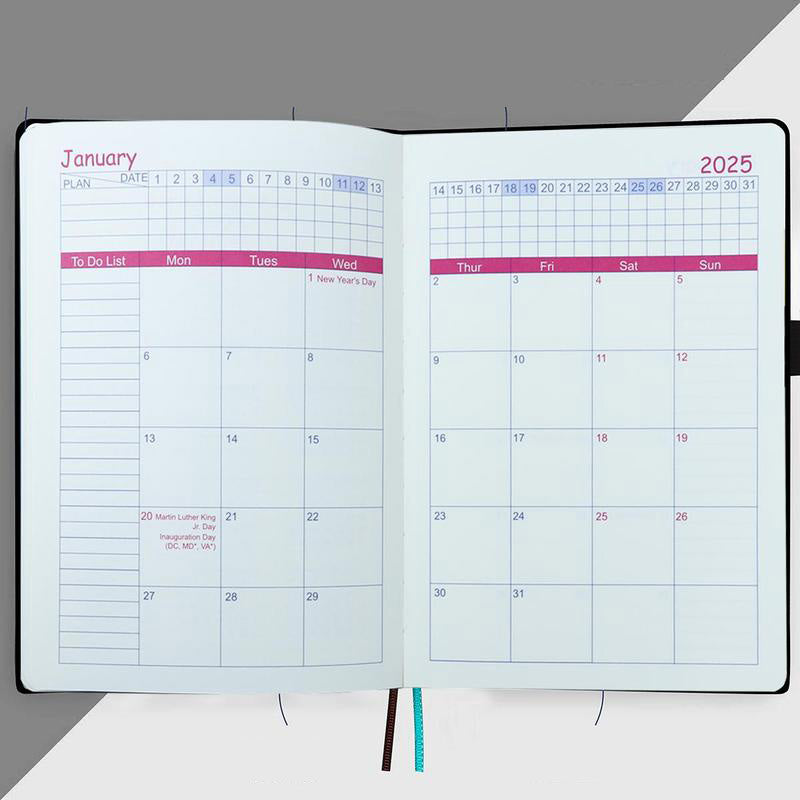 Hjemix | 2025 En Dag En Side Daglig Planlegger – Din Ultimative Gavekalender