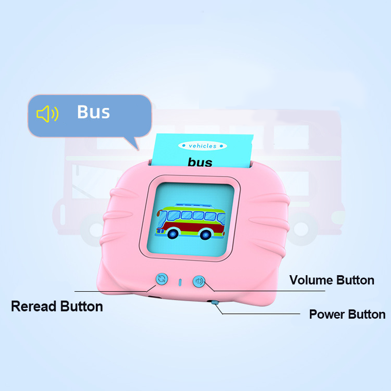 Hjemix | Snakkende Flash Cards Læring Leketøy for Småbarn i Alderen 2-6 År