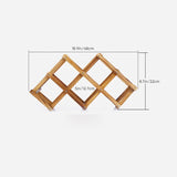 Hjemix | Sammenleggbar Frittstående Trevinsstativ