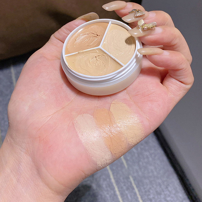 Hjemix | Tri-Farge Concealer Palette for Akne Flekkene og Mørke Sirkler