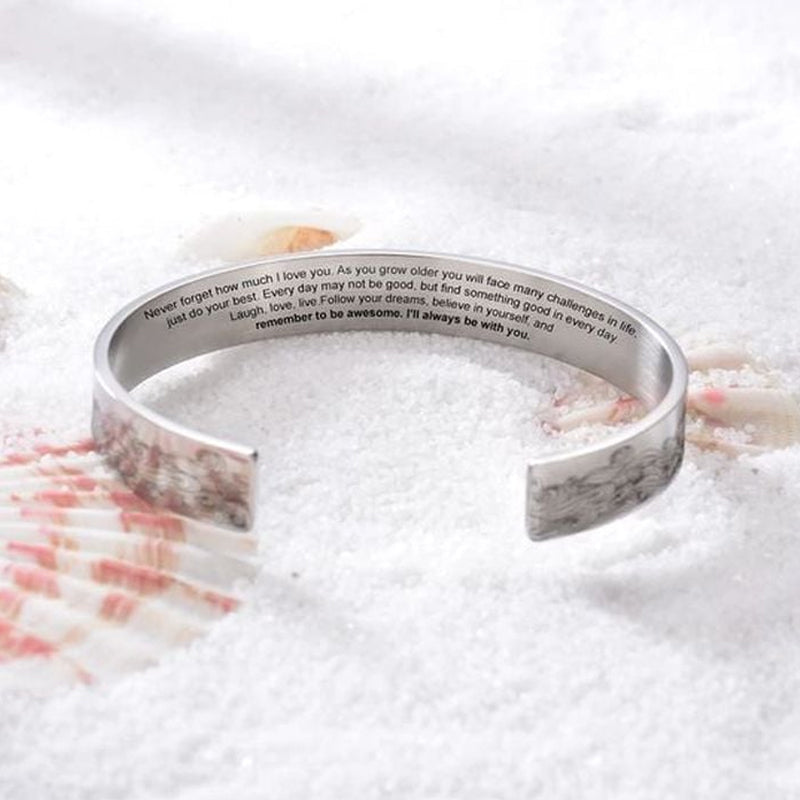 Hjemix | For min barnebarn, jeg vil alltid være med deg armbånd