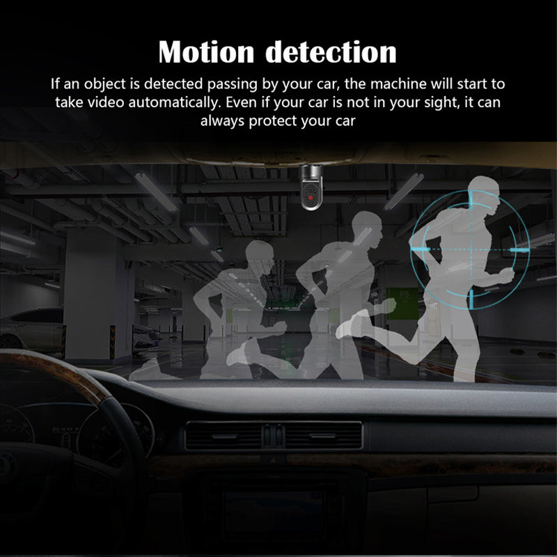 Hjemix | 1080P HD Mini ADAS Dashcam med 360° rotasjonsfunksjon