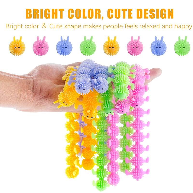 Hjemix | 16 Knots Caterpillar Stress Relief Toy