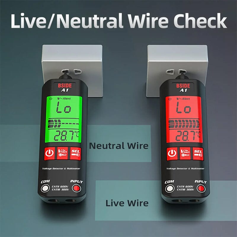 Hjemix | A1 Helautomatiske Anti-Brenner Intelligent Digital Multimeter