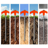 Hjemix | Luminous Carbon Steel Hexagonal Spiral Fluorescent Nail