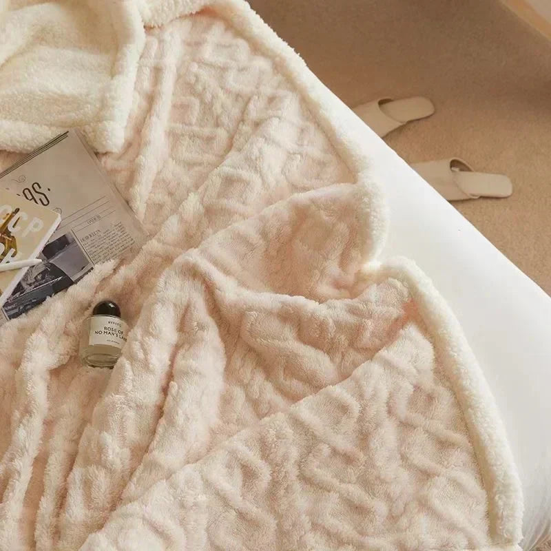 Norvo | Tykk Vinter Lammeull Kaste - WarmWool