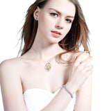 Hjemix | Zircon Hjerte Nøkkeløppe