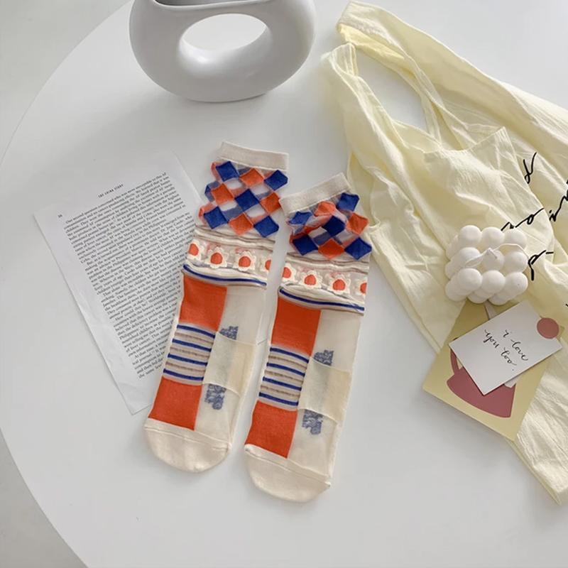 Hjemix | Sommer Kvinne Gjennomsiktige Sokker