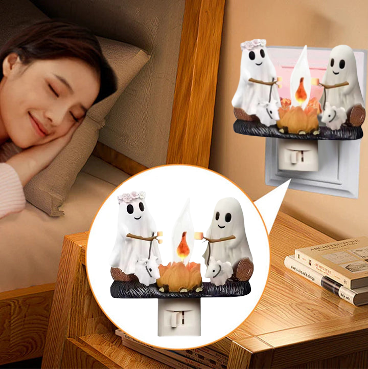 Hjemix | 👻 Spøkelseshbål med flakkende nattlys 🎃 ❤️‍🔥