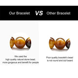 Hjemix | Tiger Eye Lava Rock Stone Armbånd