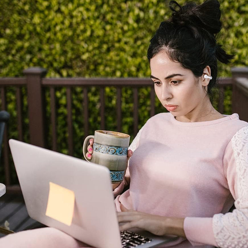 Hjemix | AquaHarmony | Trådløst Bluetooth sportshodesett | Bluetooth ørepropper | Sport øreplugger | Vanntett og ørevennlig