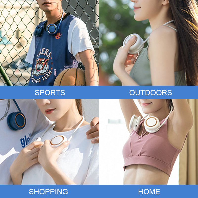 Hjemix | Sammenleggbar USB Mini Bærbar Nakkevifte