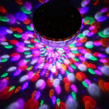 Hjemix | LED Disco Ball Fargerik Rotasjon Lys lampe