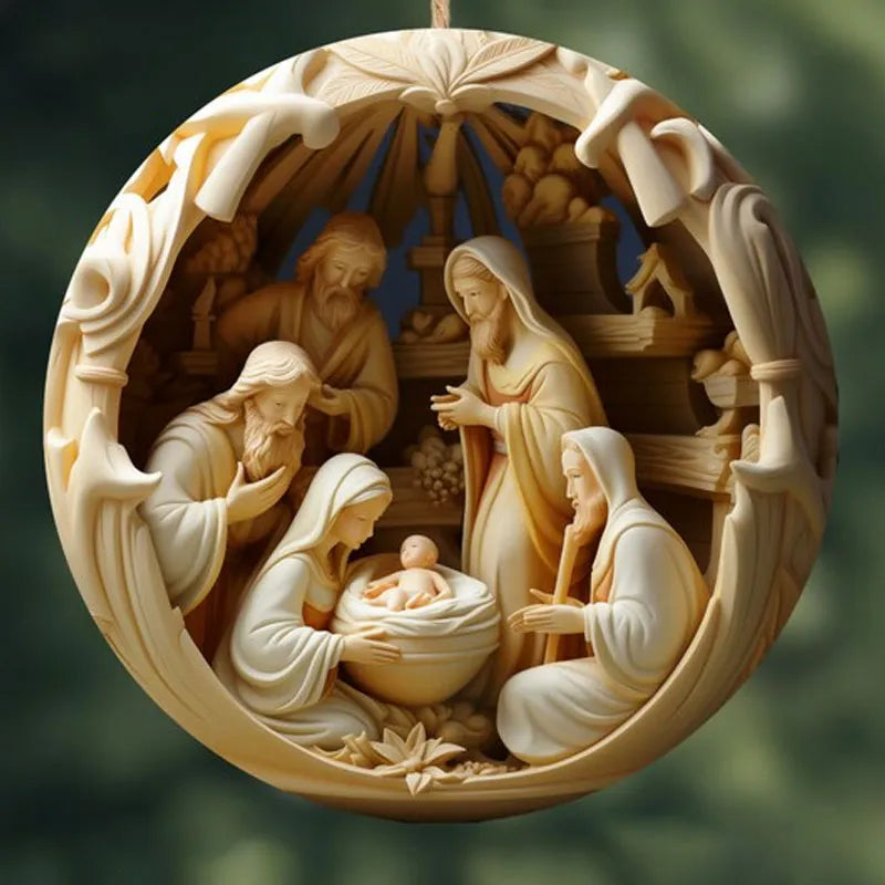Hjemix | Juleornament med nativity