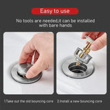 Hjemix | Universal Rustfritt Stål Pop-up Dreneringsfilter