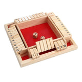 Hjemix | Shut The Box Spill - Morsomt Bordmatspill for Voksne & Barn