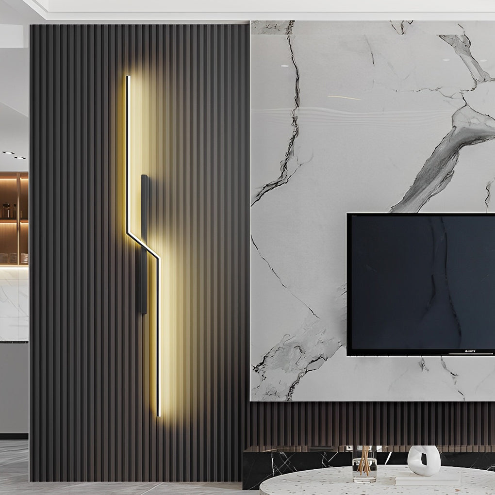 Hjemix | Linjer Kreativ LED Moderne Minimalistisk Vegglampe Dekorative Vegglamper Belysning
