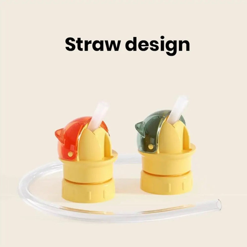 Hjemix | Gjenbrukbar barnas vann drikkeflaske med sugerør lokk