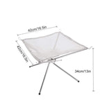 Hjemix | Utendørs sammenleggbar bålrist