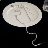 Hjemix | Silver Spiral Snake Tåsmykke