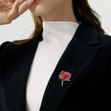 Hjemix | Rose Resilience Emalje Krage Pin