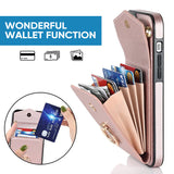 Hjemix | Læderlommebok med ring og snor for iPhone