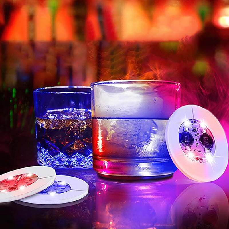 Hjemix | LED lysende flaske klistremerker og coasters