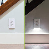 Hjemix | Outlet veggplate med LED nattlys