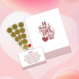 Hjemix | Valentine's Scratching Advent "14 Ting Jeg Elsker Med Deg!"