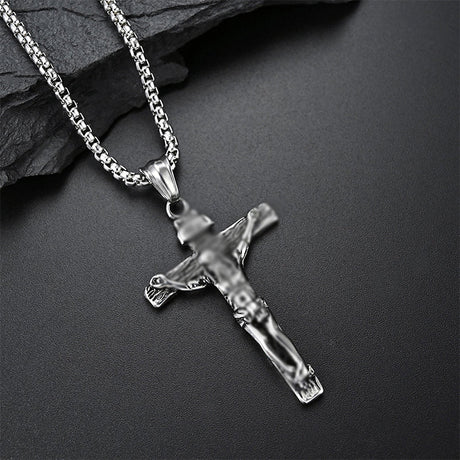 Hjemix | Titanium Steel Cross Pendant Necklace