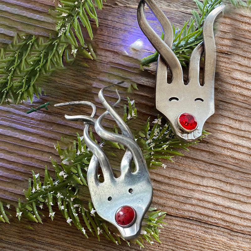 Hjemix | Morsom Gaffel Reinsdyr Ornament