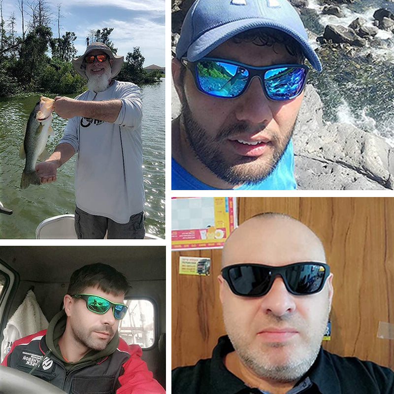 Hjemix | Utendørs sportsbriller med antirefleks polariserte linser