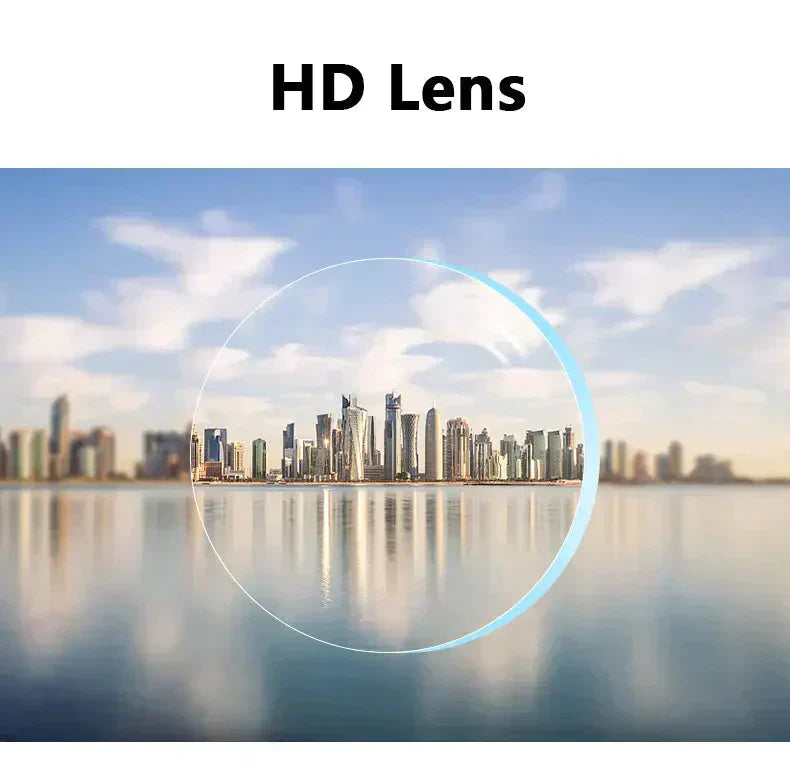 Hjemix | Safir Høy Hardhet Anti-Blått Lys Bred og Nær Lese Briller Solbriller