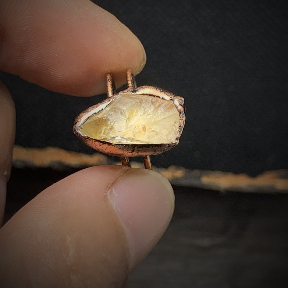 Hjemix | Naturlig Ubehandlet Fødselsten Ring - Selina