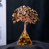 Hjemix | Naturstein Grus Pyramide Base Feng Shui Tre