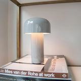 Hjemix | LED Bordlampe - Lumina - Trefarget Dimming Funksjon - Bærbar Lading