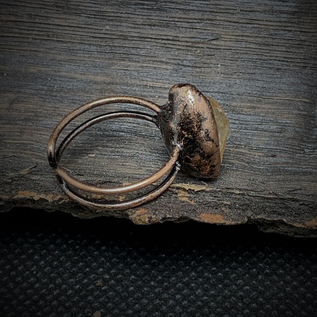 Hjemix | Naturlig Ubehandlet Fødselsten Ring - Selina