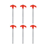 Hjemix | Luminous Carbon Steel Hexagonal Spiral Fluorescent Nail