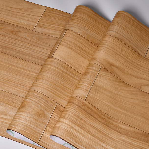 Hjemix | Multi-Tonal Stil Vinyl Plank Gulv Peel og Stick Porselen Flis Utseende PVC Gulv