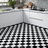 Hjemix | Multi-Tonal Stil Vinyl Plank Gulv Peel og Stick Porselen Flis Utseende PVC Gulv