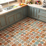 Hjemix | Multi-Tonal Stil Vinyl Plank Gulv Peel og Stick Porselen Flis Utseende PVC Gulv