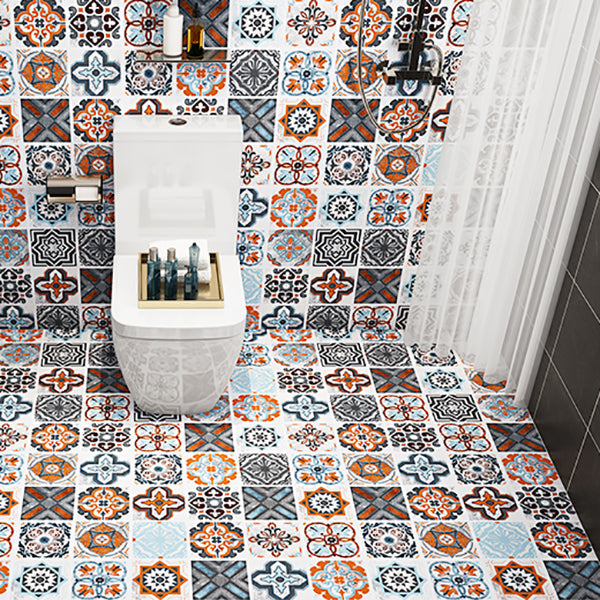 Hjemix | Multi-Tonal Stil Vinyl Plank Gulv Peel og Stick Porselen Flis Utseende PVC Gulv