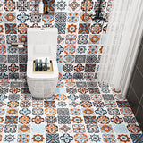 Hjemix | Multi-Tonal Stil Vinyl Plank Gulv Peel og Stick Porselen Flis Utseende PVC Gulv
