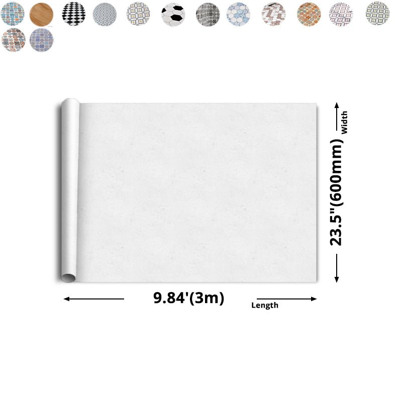 Hjemix | Multi-Tonal Stil Vinyl Plank Gulv Peel og Stick Porselen Flis Utseende PVC Gulv