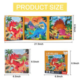 Hjemix | Tre 3-i-1 Magnetisk Avansert Falt Puslespill