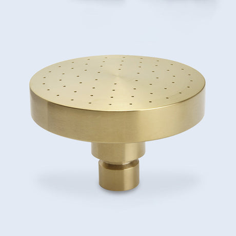 Hjemix | Rustfritt Stål Dusj Kombinasjon Rund Fast Dusjhode med Dusjarm