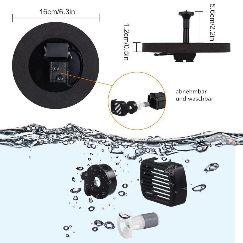 Hjemix | Solar Fountain Pump