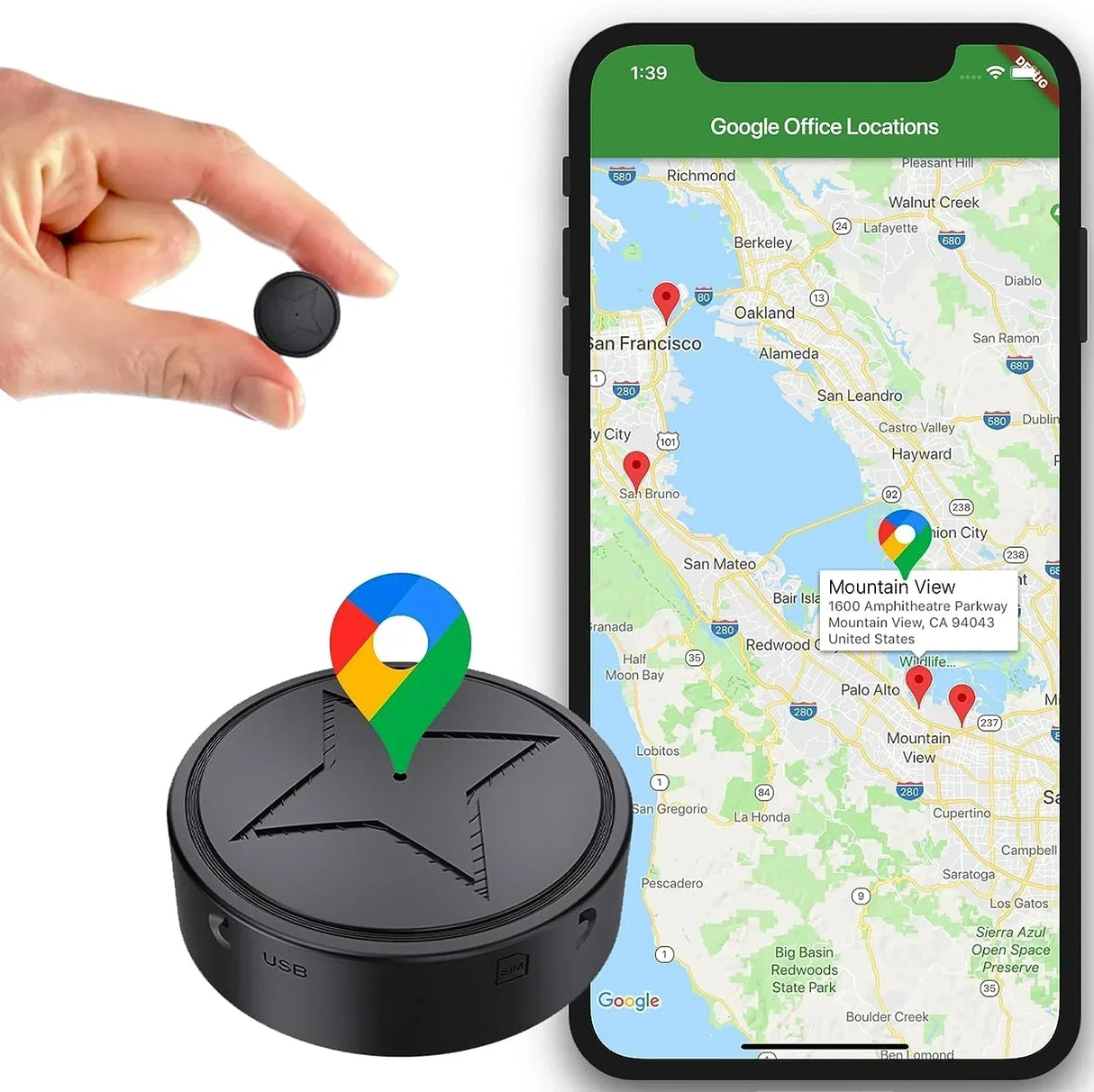 Hjemix | MiniTrack - Kraftig Magnetisk GPS Sporingsenhet
