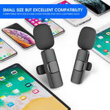 Hjemix | 2-Pack trådløs mikrofon for iPhone iPad